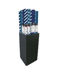 PAP.REGALO RL.CLAIREF.0,7x2 LIN.AZUL (30