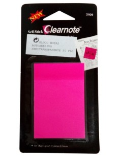 TACO NOTAS ADH. NEON 75X51ROSA 50HOJAS B