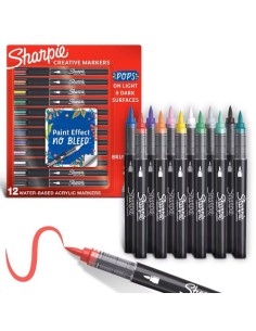 ROTUL.SHARPIE CREAT. P.PINCEL BL.12