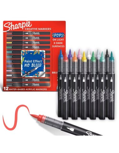 ROTUL.SHARPIE CREAT. P.PINCEL BL.12