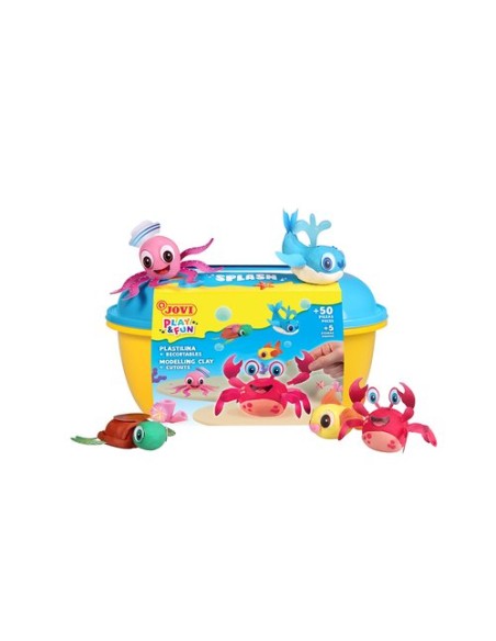 PLASTILINA JOVI PLAY&FUN COFRE SPLASH