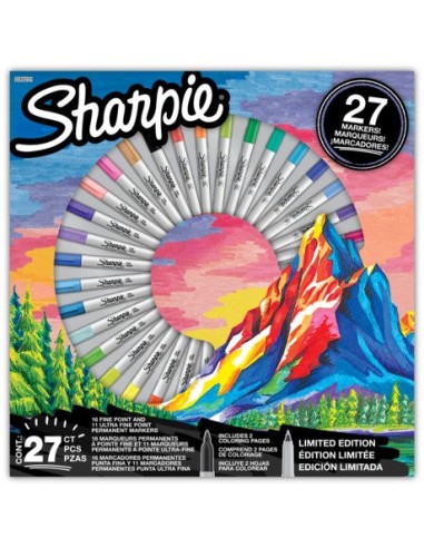 ROTUL.PAPERMATE SHARPIE MARKER CAJA 27 - Pack de 6 unidades
