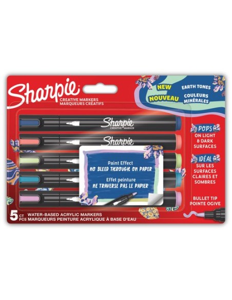 ROTUL.SHARPIE CREAT. ACRYLIC C.TIE BL.5