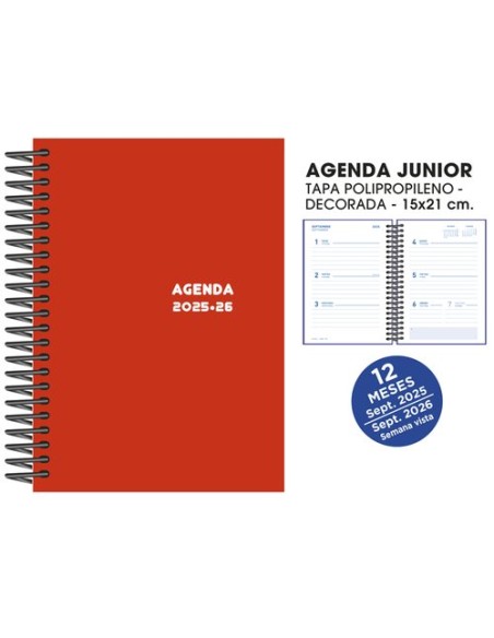 AG.ESC.SF. JUNIOR 150x210 S/V ROJO