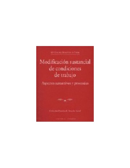 Modificacion sustancial de condiciones de Trabajo