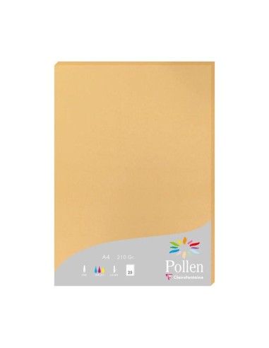 PAPEL CLAIREFONTAINE POLLEN A4 25h CARAM