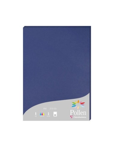 PAPEL CLAIREFONTAINE POLLEN A4 25h AZUL