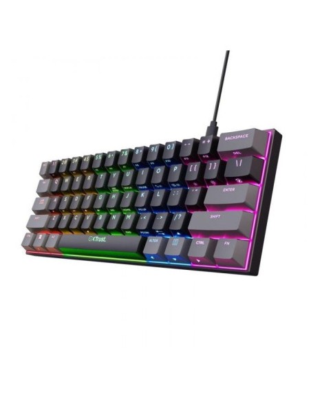 TRUST GXT867 ACIRA 60% MINI GAMING KEYBOARD ES TRUST GXT867 ACIRA 60% MINI GAMING KEYBOARD ES