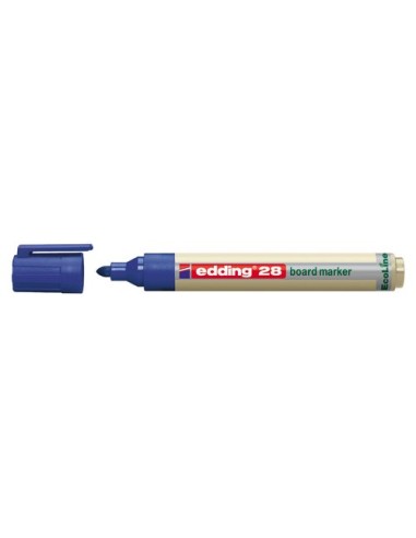 ROTUL.PIZAR.EDDING  28 ECOLINE AZUL - Pack de 10 unidades