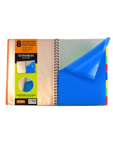 SEPARADORES SENFORT DYNAMIC EXTRA.PP A4 - Pack de 10 unidades