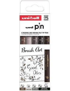 ROTUL.UNI PIN CALIBRADO BRUSH ART C/5