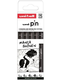 ROTUL.UNI PIN CALIBRADO MANGA SHONEN C/5