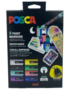 ROTUL.UNI-POSCA PC-5M E/8