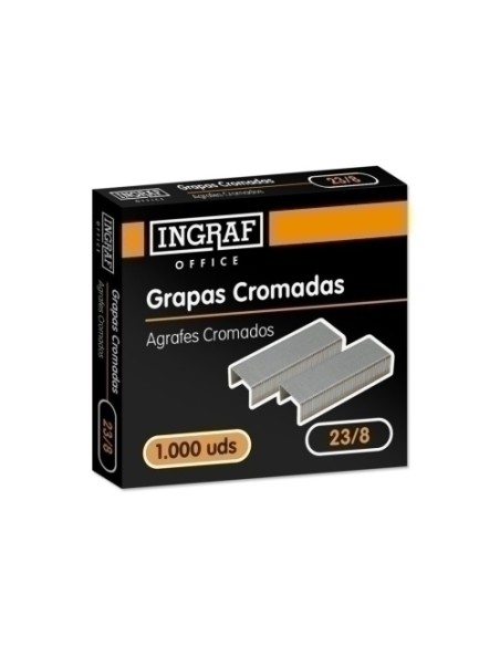 GRAPAS OFFICE GRUESOS 23/8 GALV.cj.1000