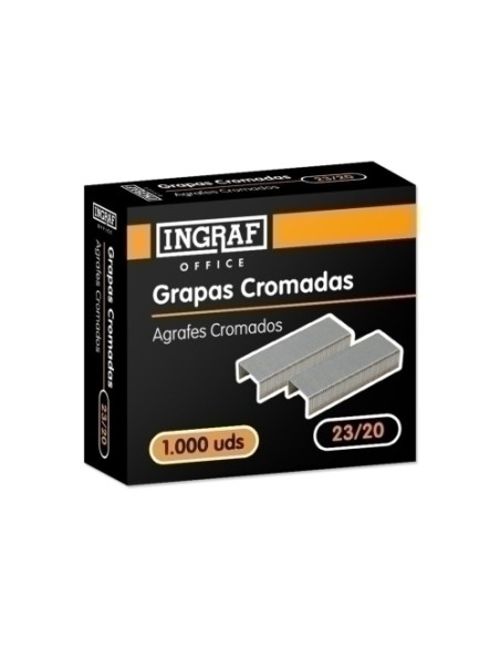 CAJA 1000 GRAPAS OFFICE CLUB 23/20 GALVANIZADAS