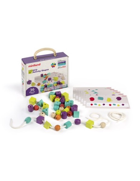 JUEGO ED.MINILAND ECO ACTIVITY SHAPES