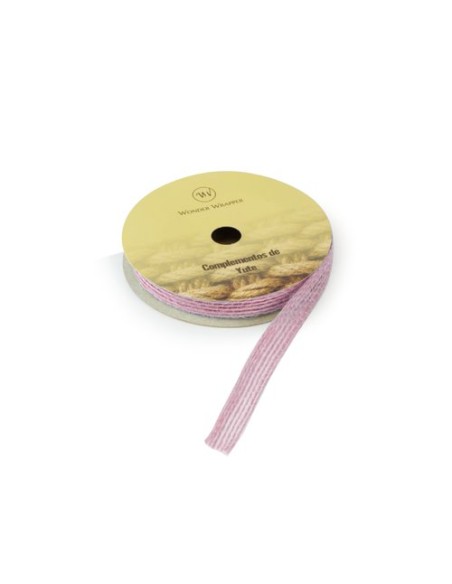 CINTA REGALO YUTE R.3 m.10 mm ROSA