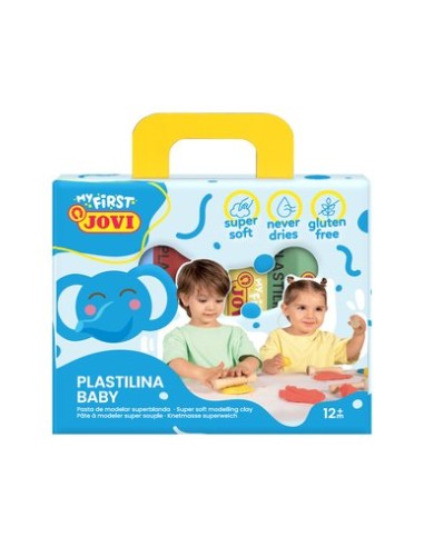 PLASTILINA JOVI BABY MY FIRST 38g E/4 - Pack de 6 unidades