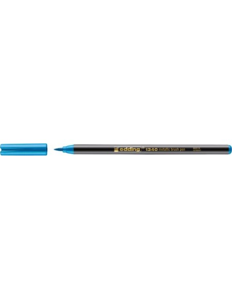 ROTUL.EDDING 1340 BRUSHPEN METALLIC VERD - Pack de 10 unidades