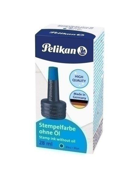 BOTE TINTA SELLAR PELIKAN 4K 28ML AZUL