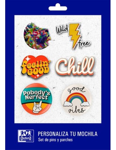 PIN & PARCHES OXFORD PARA MOCHILAS