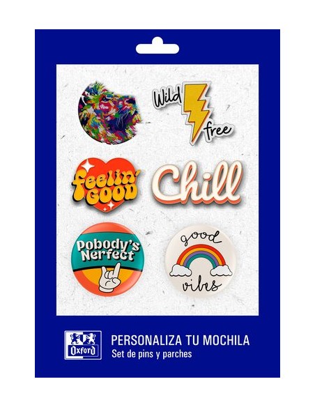 PIN & PARCHES OXFORD PARA MOCHILAS