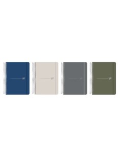 BLOCK OXF. IDENTITY B5 96h DOTS COL.(4) - Pack de 4 unidades