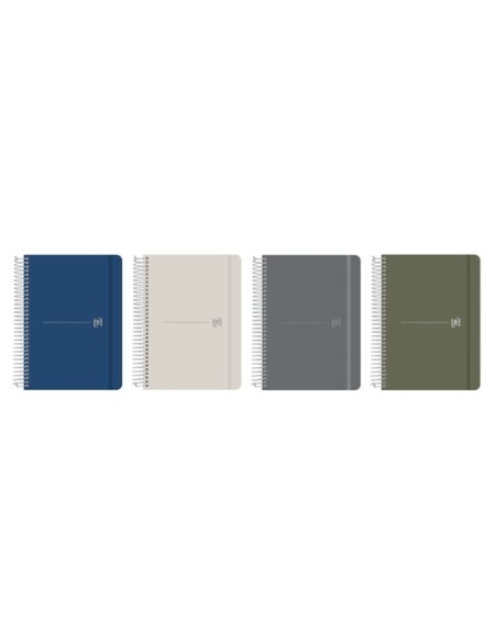 BLOCK OXF. IDENTITY B5 96h DOTS COL.(4) - Pack de 4 unidades