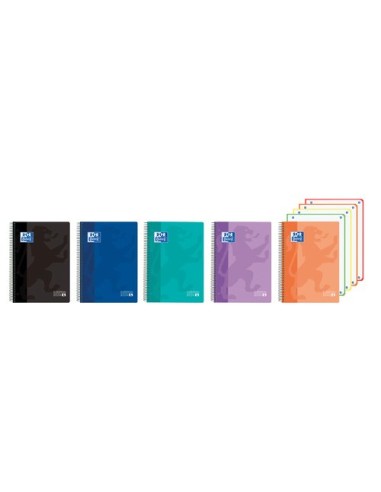 CUADERNO EUROPEANBOOK 4 TAPA PLÁSTICO CLASSIC A5+ 120H VIVOS OXFORD 400196863