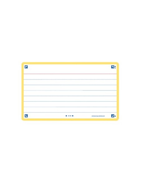 FICHAS OXFORD FLASH 75x125 HZ. AMARILLO