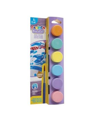 TEMPERA CARIOCA 25ml PAS.E/6