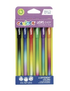 BOLIGRAFO CARIOCA OOPS BORRABLE B/6