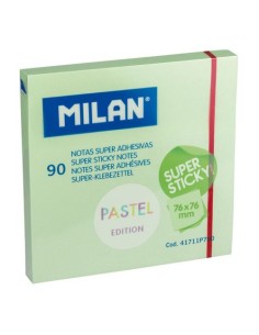 NOTAS ADHESIVAS MILAN SUPER STICKY 90h V - Pack de 10 unidades