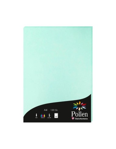 PAPEL CLAIREFONTAINE POLLEN A4 50h JADE