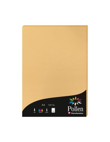 PAPEL CLAIREFONTAINE POLLEN A4 50h CARAM