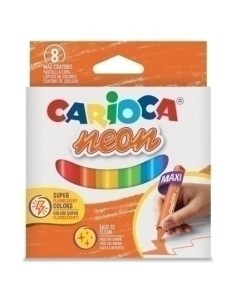 CERAS CARIOCA JUMBO TRIANG. NEON B/12