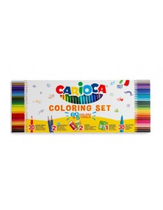 SET CARIOCA COLORING 65 PZAS.