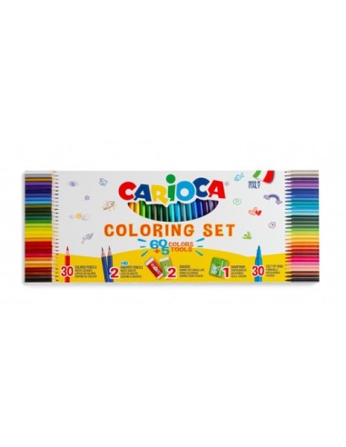 SET CARIOCA COLORING 65 PZAS.