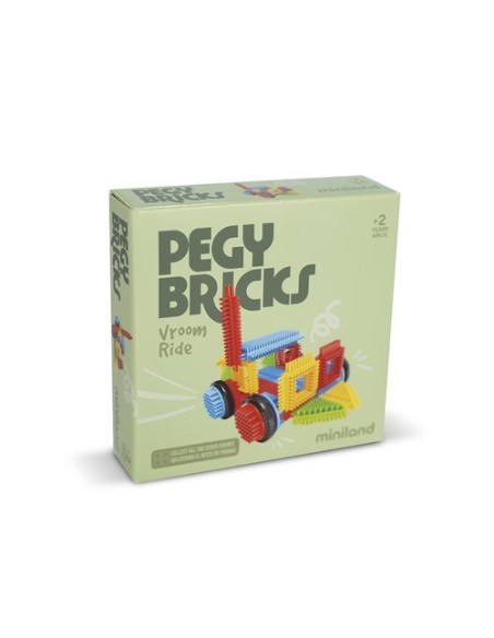 JUEGO MINILAND PEGY BRICKS: VROOM RIDE