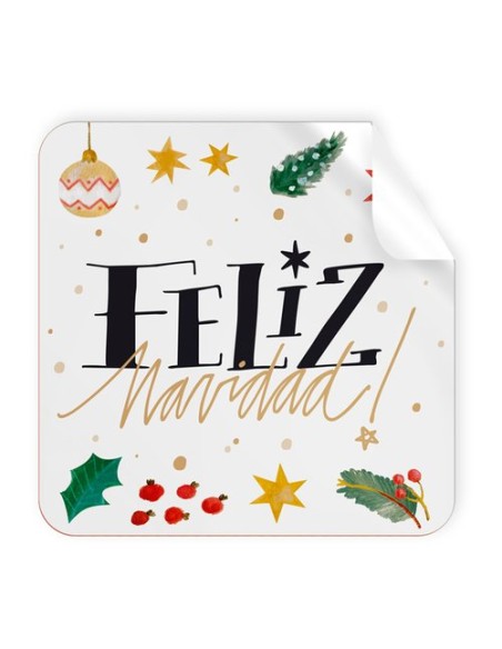 ETIQ.REG. R.250 CUADR. FELIZ NAVIDAD