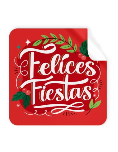 ETIQ.REG. R.250 CUADR. FELICES FIESTAS