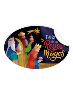 ETIQ.REG. R.250 OVAL. REYES MAGOS
