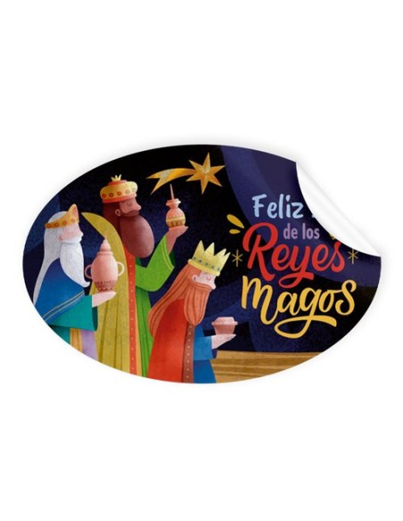 ETIQ.REG. R.250 OVAL. REYES MAGOS