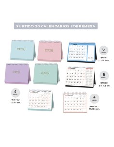 CAL.SENF. SOBR./MAGNET SURTIDO DE 20