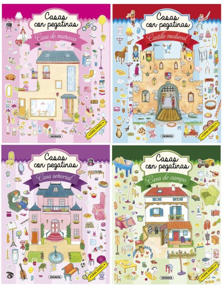 Casas con pegatinas surtidos