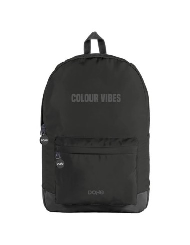 MOCHILA DOHE COLOUR VIBES DAYPACK NEGRO