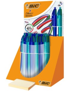BOLIGRAFO 4 COL.BIC SMOOTH GRAD. EXP.30