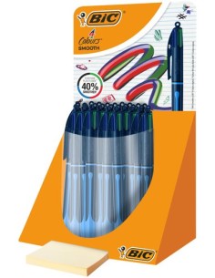 BOLIGRAFO 4 COL.BIC SMOOTH DROP EXP.30