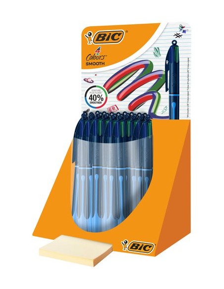 BOLIGRAFO 4 COL.BIC SMOOTH DROP EXP.30