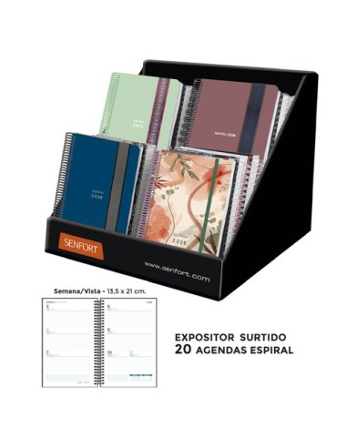 AG.SENF. ESPIRAL S/V SURTIDO EXP.20